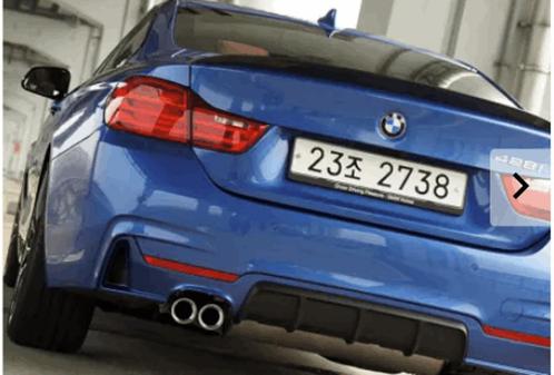 M - Diffuser mat zwart achterbumper nieuw BMW 4 serie F32 F3, Auto-onderdelen, Carrosserie, Bumper, BMW, Achter, Nieuw, Ophalen