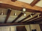 Plafonnier Led 5 spots. En métal argenté, Maison & Meubles, Lampes | Plafonniers, Enlèvement, Comme neuf, Métal