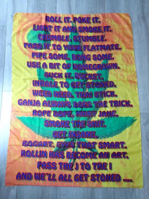 Vlag #4 Cannabis - Weed - 420 - Bob Marley, Divers, Drapeaux & Banderoles, Comme neuf, Enlèvement