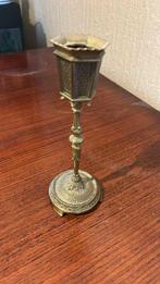 Vintage en Laiton Porte-Bougie Lustre de Table, Ophalen