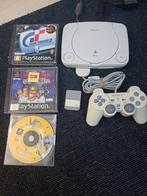 Ps one avec 3 jeux et 1 carte mémoire, Enlèvement, Utilisé, Avec 1 manette, Avec jeux