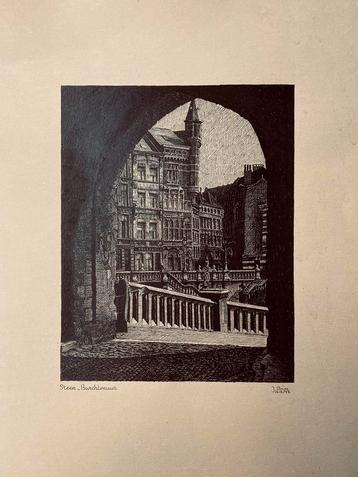 Prachtige pentekening  beschikbaar voor biedingen