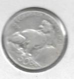 België: 50 centiemen 1901 FR - morin 192 - zilver, Postzegels en Munten, Munten | België, Zilver, Zilver, Losse munt, Verzenden
