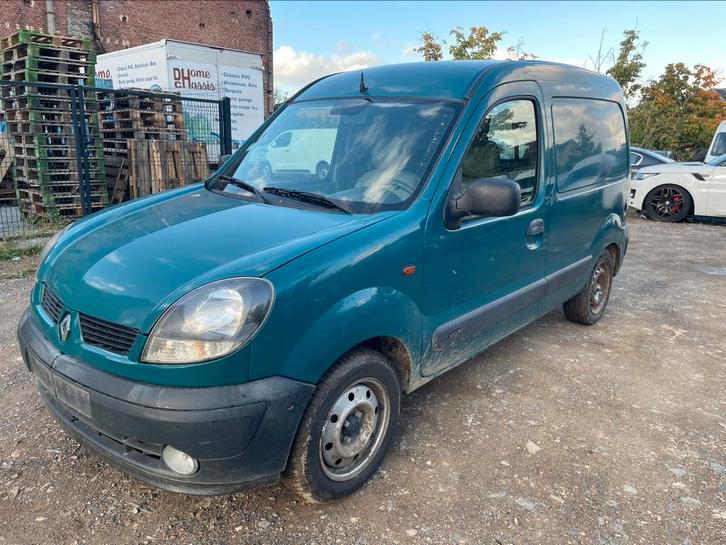 Renault Kangoo (2003), Auto's, Renault, Particulier, Kangoo, Diesel, Euro 3, 5 deurs, Handgeschakeld, Groen, Grijs, Ophalen