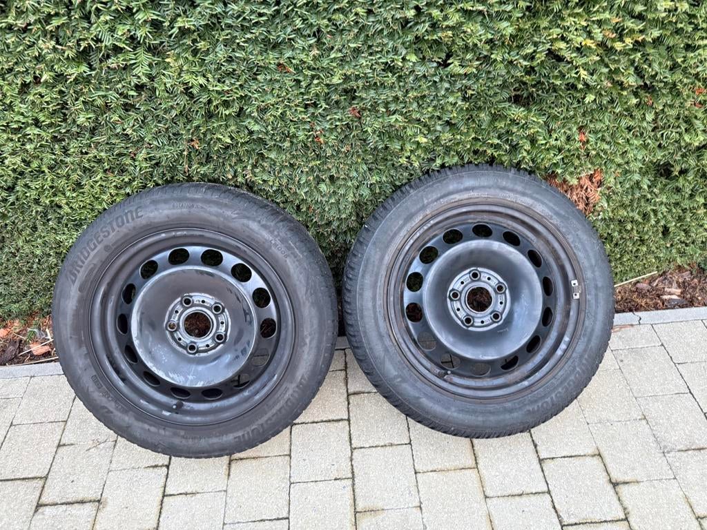 2 Jantes 5x112 Les pneus sont a changé, Ophalen, 16 inch, Banden en Velgen, 205 mm