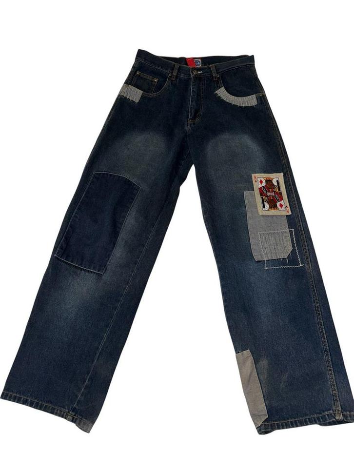 Wijde vintage FUBU Platinum „Fat Albert & The Junkyard Gang”, Kleding | Heren, Spijkerbroeken en Jeans, Gedragen, Overige jeansmaten