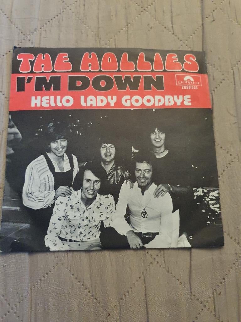 S - The Hollies – I'm Down - 1974, Cd's en Dvd's, Vinyl Singles, 7 inch, Single, Ophalen of Verzenden, Pop