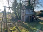 Groot speelhuisje met berging, Enlèvement, Utilisé, Bois