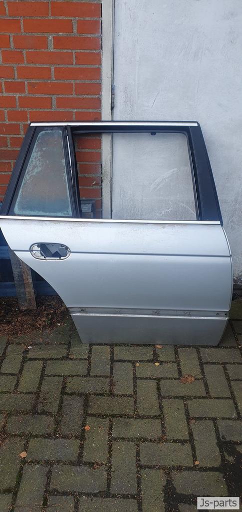 Deur rechts achter BMW 5-serie E39 touring titan silber, -, Utilisé, Porte, -
