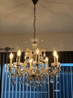 Kristallen Kroonluchter 8 fittingen, Huis en Inrichting, Ophalen, Zo goed als nieuw