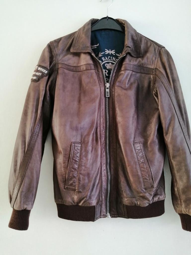 mooie lederen vest River Woods maat 14 jaar, Kinderen en Baby's, Kinderkleding | Maat 164, River Woods, Verzenden, Zo goed als nieuw