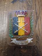 Crest camp Beverloo ancien modele en grès, Envoi, Armée de terre, Emblème ou Badge