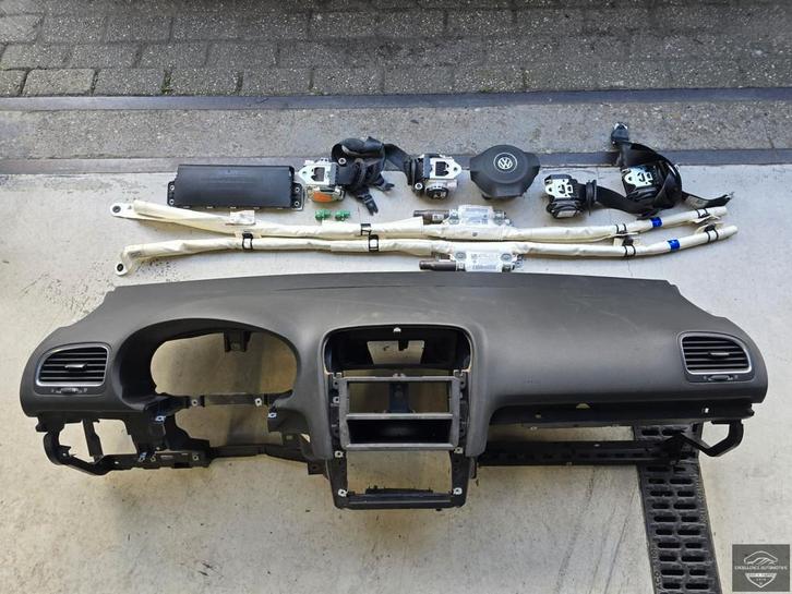 VW Golf 6 2009-2013 Airbagset Airbag Set Dak Hemel Airbag Co, Auto-onderdelen, Overige Auto-onderdelen, Volkswagen, Gebruikt