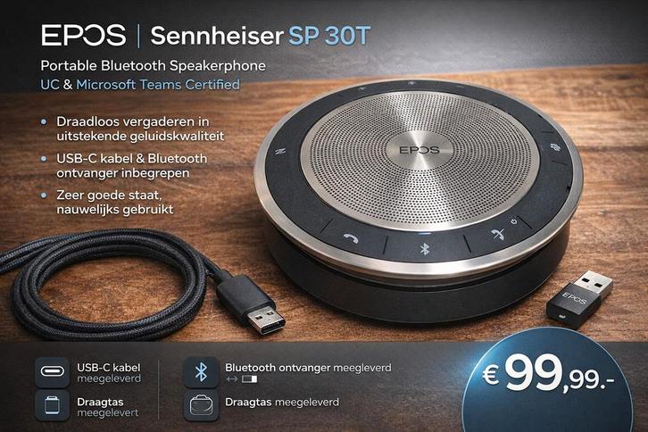Haut-parleur EPOS Sennheiser SP30T comme neuf, TV, Hi-fi & Vidéo, TV, Hi-fi & Vidéo Autre, Comme neuf, Enlèvement ou Envoi