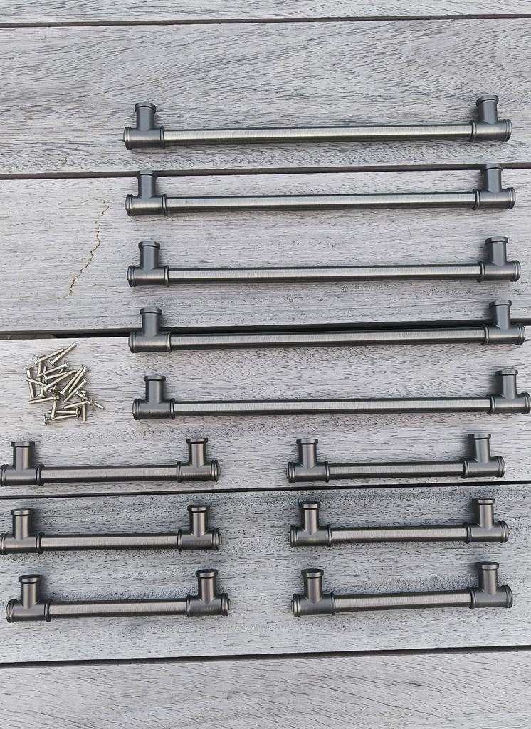 11 nouvelles poignées d'armoire, 2 longueurs différentes, Enlèvement ou Envoi, Neuf