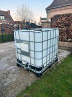 Baril IBC de 1000 l avec palette en fer, Enlèvement, Comme neuf, Avec robinet