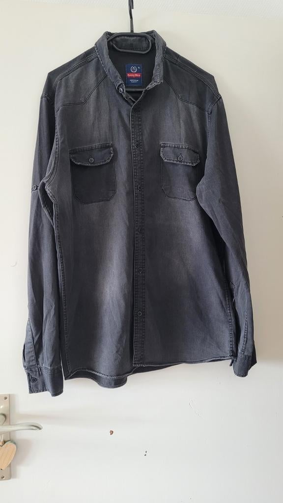 Chemise homme de la marque Bossy Men, Enlèvement, Noir