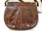 leren tas, Handtassen en Accessoires, Tassen | Damestassen, Ophalen of Verzenden, Gebruikt, Bruin, Schoudertasje