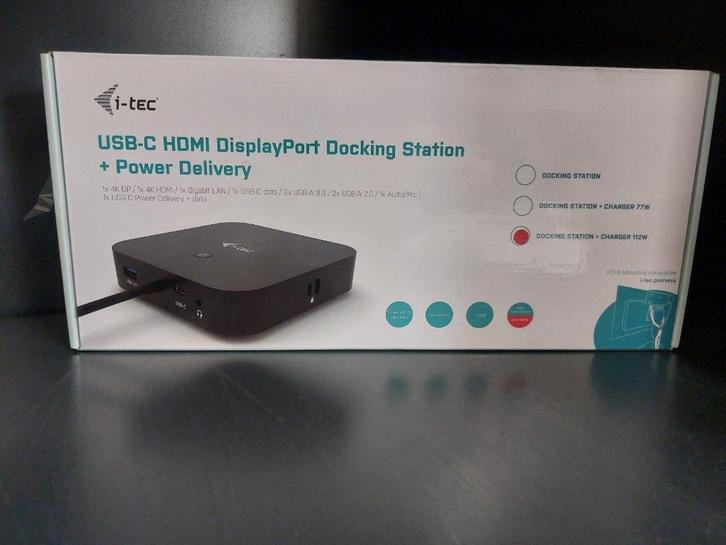 i-Tec Power Delivery Docking Station, Informatique & Logiciels, Stations d'accueil, Neuf, Station d'accueil, Portable, Enlèvement