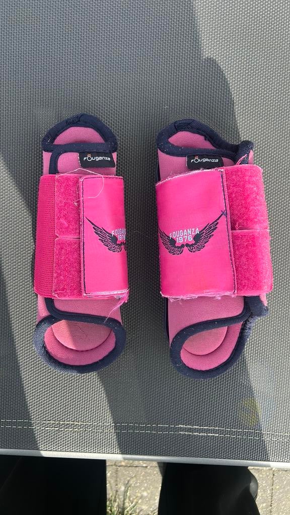 Roze Fouganza peesbeschermers, Ophalen, Gebruikt, Rijden