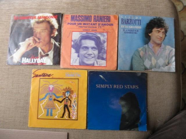 lot 5x Vynils 45t divers VG to Mint-, CD & DVD, Vinyles Singles, Utilisé, Single, R&B et Soul, 7 pouces, Enlèvement ou Envoi