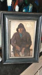 Werkje op paneel van de kunstenaar  van os tony, Antiek en Kunst, Ophalen of Verzenden