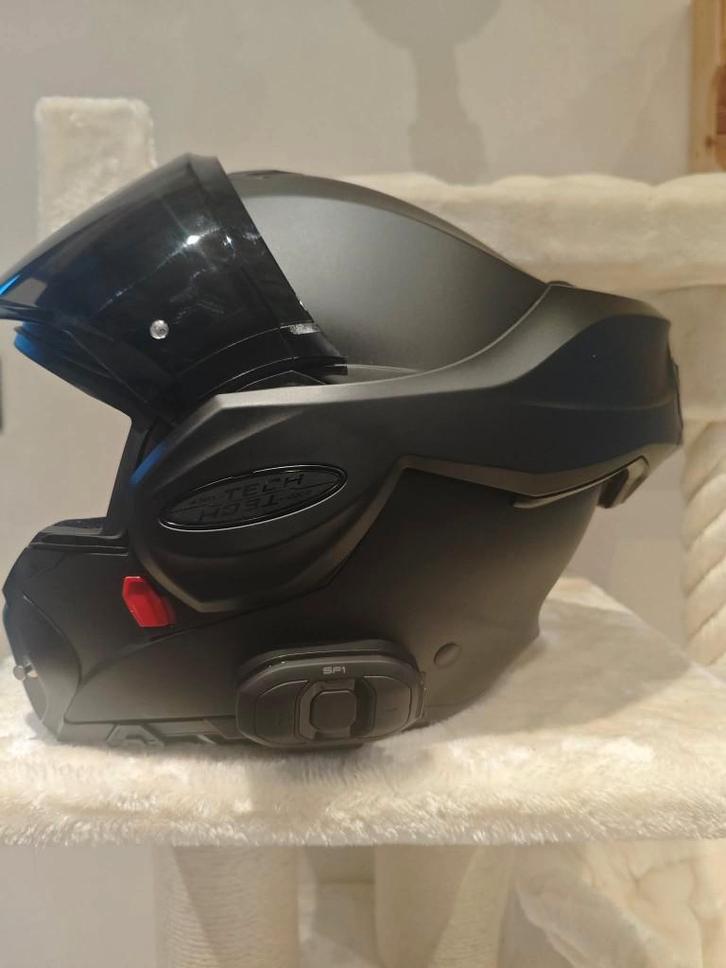 Systeemhelm Scorpion Exo-tech EVO (S) met sena speakerset, Motoren, Kleding | Motorhelmen, Dames, Heren, Systeemhelm, S, Overige merken