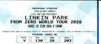 1 PLACE CAT OR - CONCERT LINKIN PARK 16 JUIN LYON 2026, Une personne, Juin, Hard Rock ou Metal