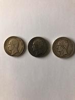 3 x prachtige zilveren 5 FR Leopold I, Postzegels en Munten, Ophalen of Verzenden, Zilver, Losse munt