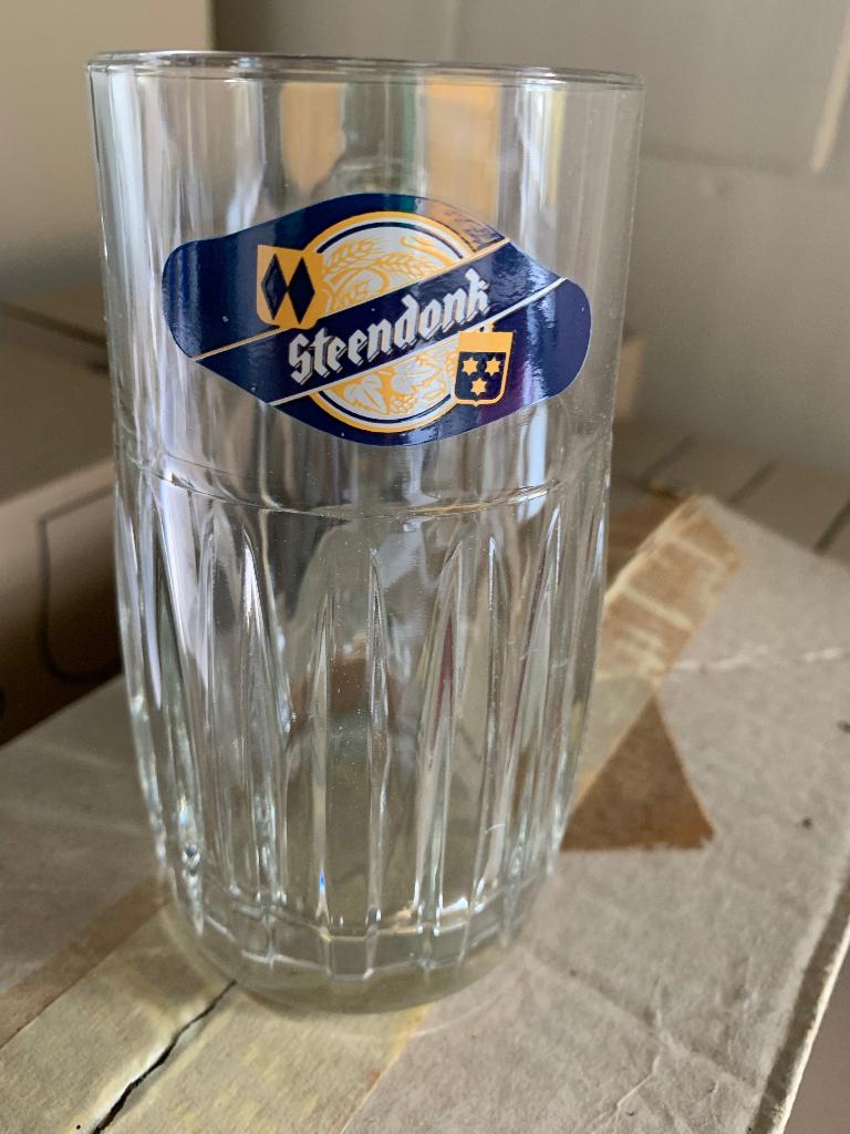 Steendonk pul glas ( 6 st ), Verzamelen, Ophalen of Verzenden, Nieuw, Bierglas