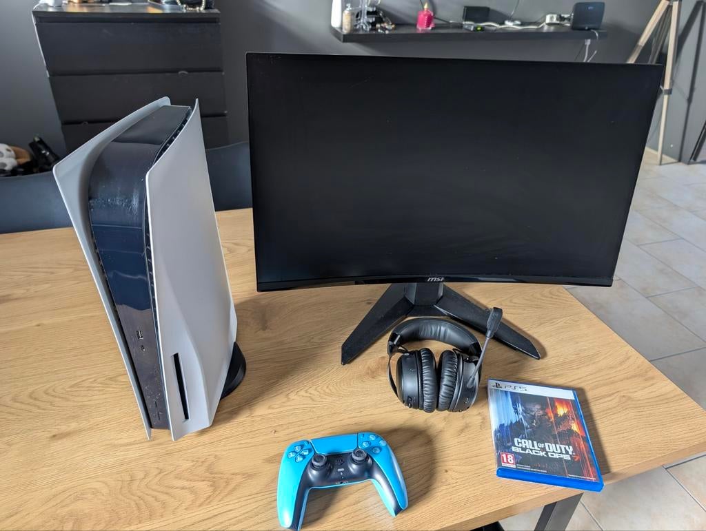 Setup Gaming PS5 complet – Prêt à jouer !, Consoles de jeu & Jeux vidéo, Consoles de jeu | Sony PlayStation 5, Enlèvement ou Envoi