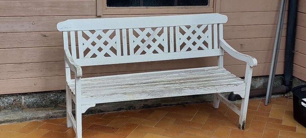 Houten bank, Ophalen, Gebruikt