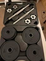 halterset - gewichten 20 kg, Sport en Fitness, Fitnessmaterialen, Ophalen, Gebruikt, Dumbbell