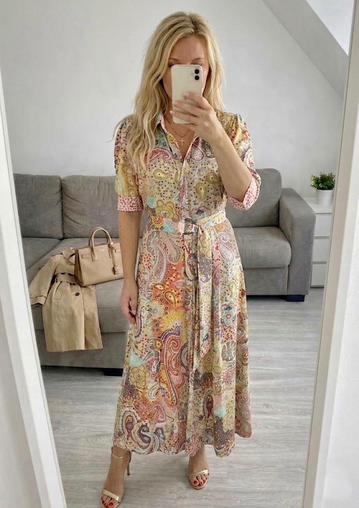 Lange jurk K-Design xl, Kleding | Dames, Jurken, K-design, Overige kleuren, Verzenden, Maat 46/48 (XL) of groter