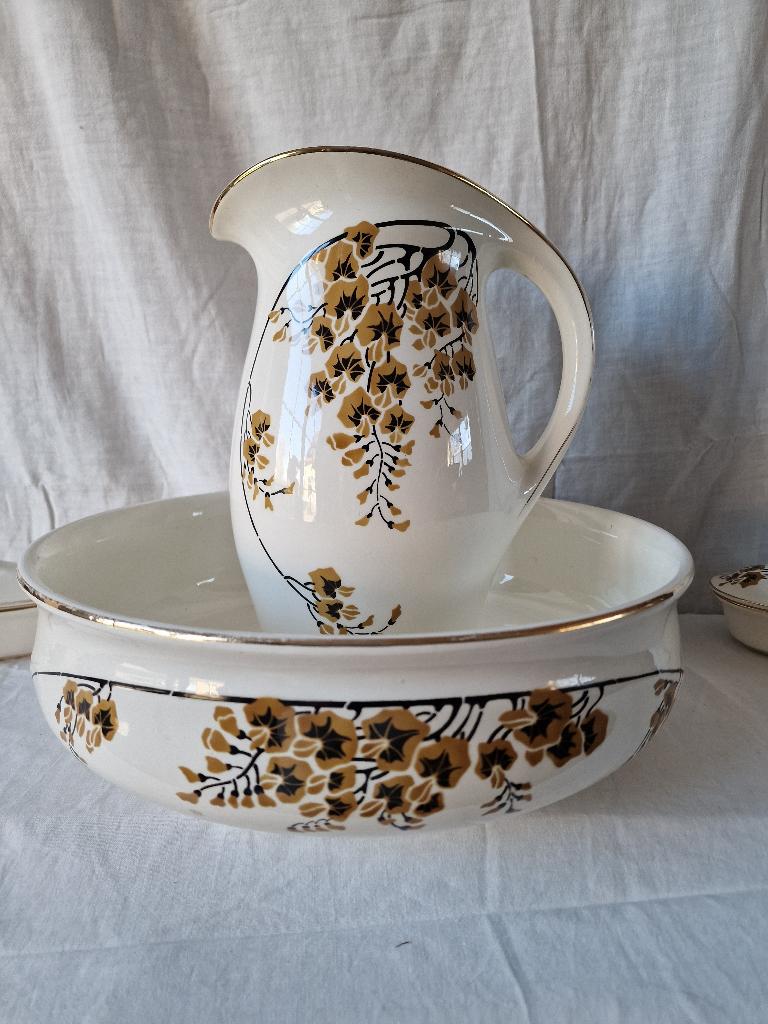 Lampetstel van Société Céramique Maestricht, Antiek en Kunst, Antiek | Keramiek en Aardewerk, Ophalen