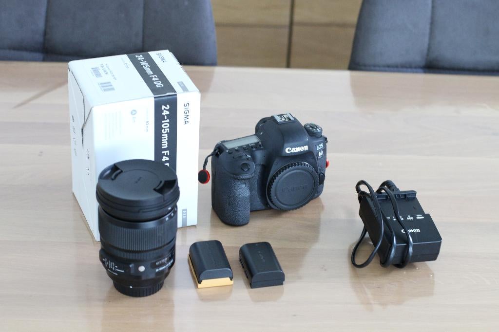 Canon 6D Mark II + Sigma 24-105 f/4 Art, Audio, Tv en Foto, Fotocamera's Digitaal, Spiegelreflex, Canon, 26 Megapixel, Ophalen of Verzenden