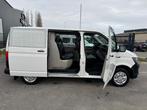 Volkswagen Transporter 2.0 tdi T6 6plaatsen dubbel cabine, Autos, Entreprise, Noir, Diesel, Cuir synthéthique