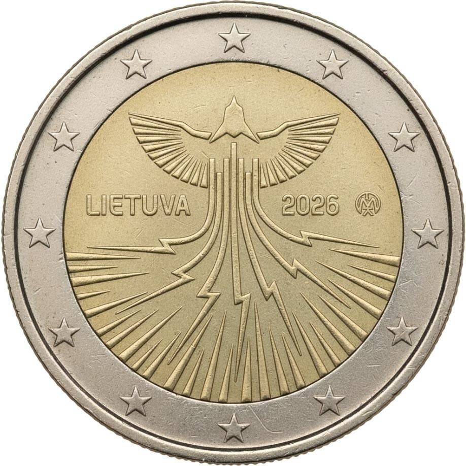 Litouwen 2026 - 2 euro - Energie onafhankelijk - UNC, Ophalen of Verzenden, 2 euro
