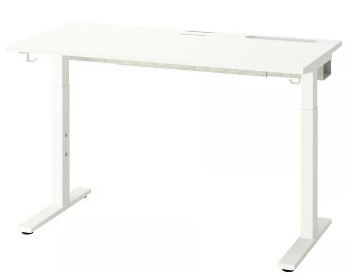 Bureau en bureaustoel Ikea - zo goed als nieuw - 4 sets, Huis en Inrichting, Bureaus, Zo goed als nieuw, Bureau, In hoogte verstelbaar