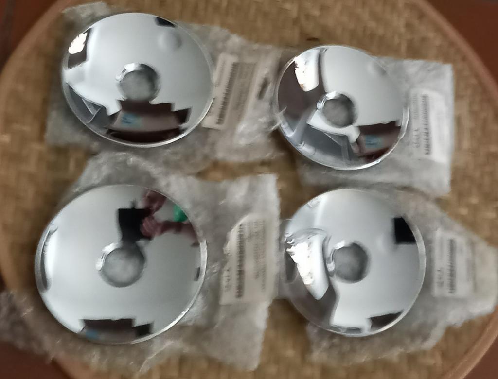 Rvs/inox  kraanrozetten splinternieuw, Bricolage & Construction, Sanitaire, Baignoire, Inox, Enlèvement