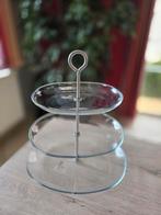Plat de 3 niveaux en verre en parfait état ., Enlèvement, Verre