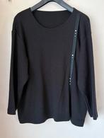 Zwarte trui met parels — Maat XL (schatting), Ophalen of Verzenden, Zo goed als nieuw