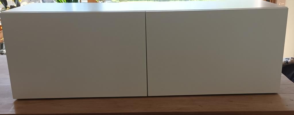 Armoire blanche Besta 120x42x38, Enlèvement