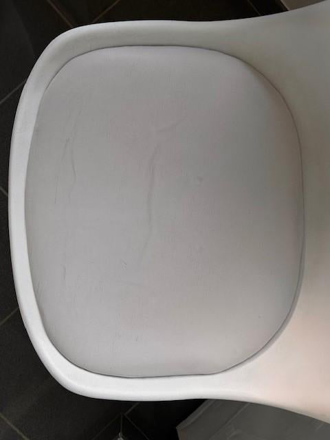 keukenstoelen, Maison & Meubles, Chaises, Utilisé, Blanc, Quatre, Enlèvement