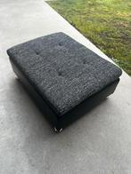 poef zwart 100x75x40, Huis en Inrichting, Zetels | Voetbanken en poefs, Ophalen, 100 tot 125 cm, Zo goed als nieuw, 75 tot 100 cm