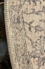 Rond vloerkleed met vintage design - largo grijs, Ophalen, Zo goed als nieuw, Grijs, Rond