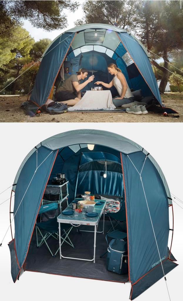 Decathlon tent 4.1 afhalen in Kortenaken, Caravanes & Camping, Tentes, Enlèvement, Comme neuf