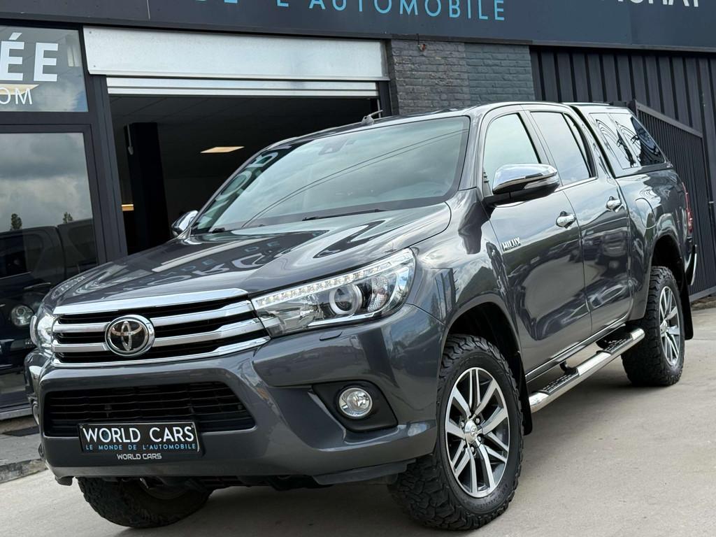 Toyota Hilux 2.4D 4X4 TVAC*BTWIN - HARD-TOP - KEYLESS - NAVI, Automaat, 4 deurs, Gebruikt, 4 cilinders