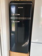 Diepvries frigo combinatie zwart, Ophalen, Gebruikt, Met vriesvak