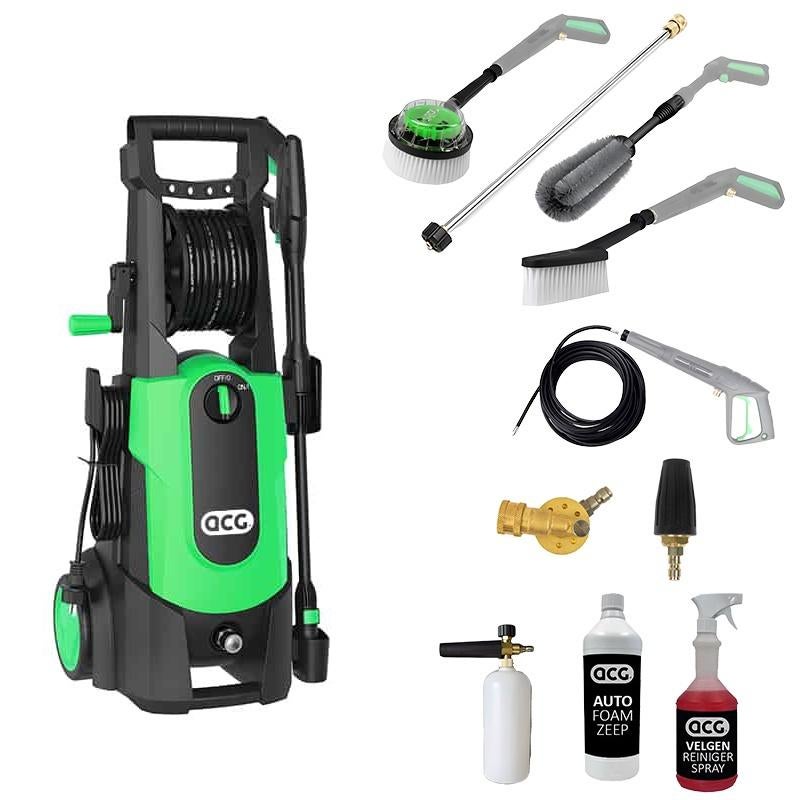 Hogedrukspuit, hogedrukreiniger, 165 bar, terrasreiniger, ACG-Holten, Met autostop en -start, Nieuw, Ophalen of Verzenden